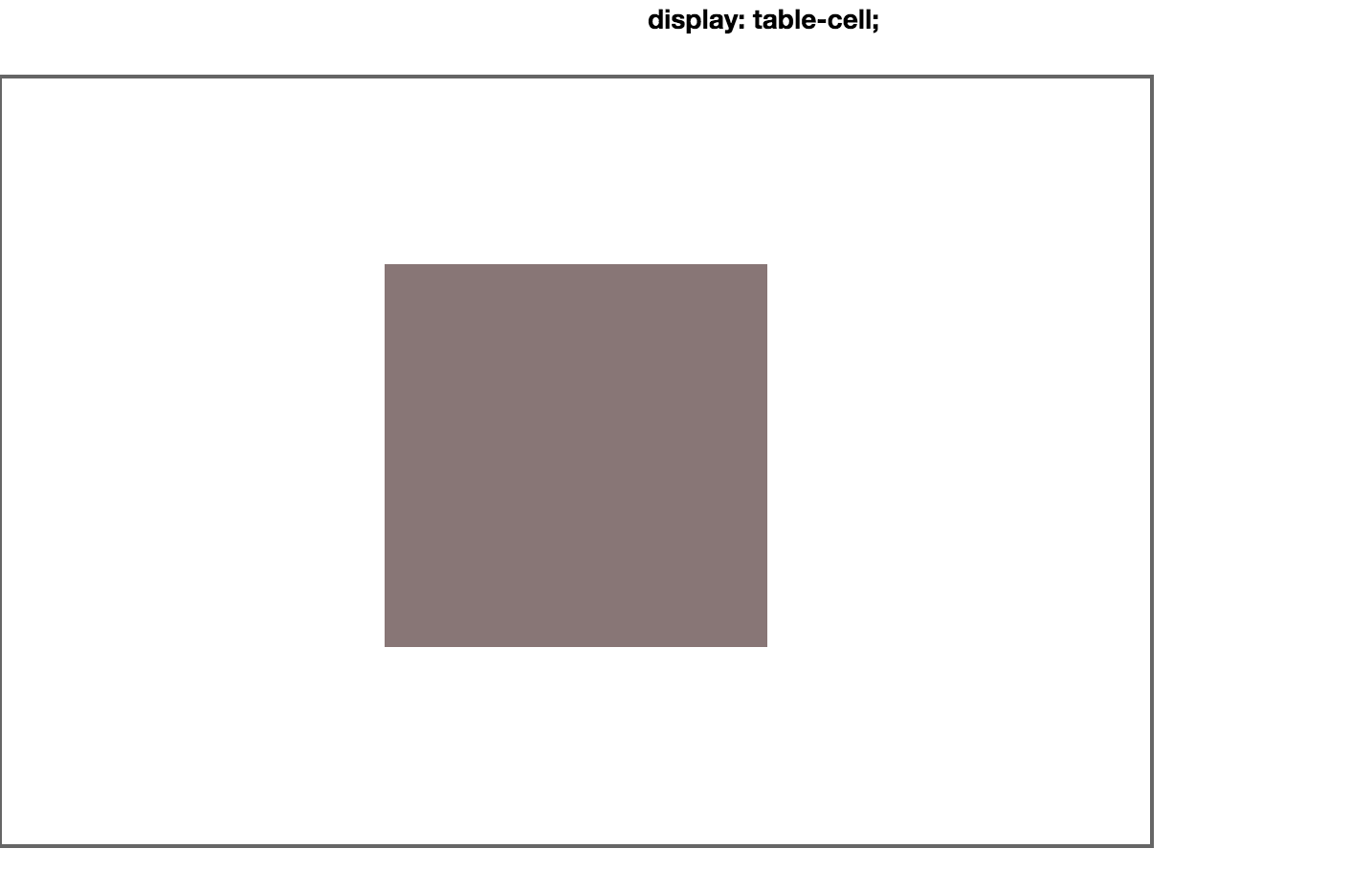 display:table-cell;